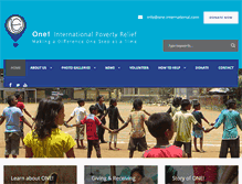 Tablet Screenshot of one-international.com
